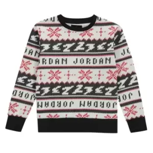Image of Air Jordan Holiday Crew Sweater Junior Boys - Multi