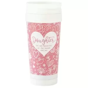 Image of Arora 7562 Said with Sentiment Travel Mug - Daughter Stainless Steel