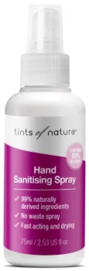 Image of Tints of Nature Hand Sanitising Spray 75ml 75ml
