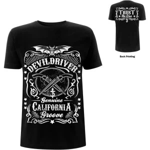 Image of DevilDriver - Sawed Off Unisex Medium T-Shirt - Black