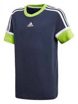 Image of Adidas Boys Bold T-Shirt - Grey