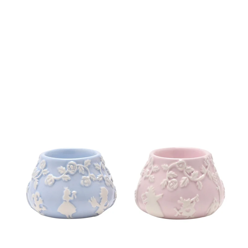 Image of Disney Alice in Wonderland Set of 2 Tea Light Holders Multi unisex