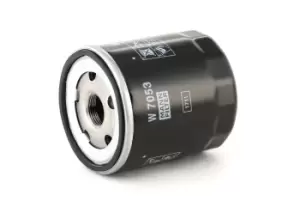 Image of MANN-FILTER Oil filter W 7053 Engine oil filter RENAULT,FIAT,PEUGEOT,CLIO II (BB0/1/2_, CB0/1/2_),LAGUNA II Grandtour (KG0/1_),LAGUNA II (BG0/1_)