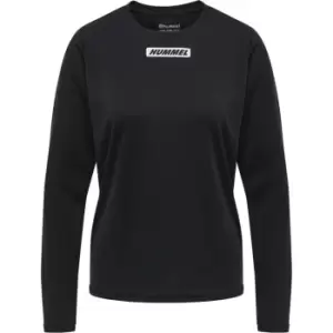 Image of Hummel Tola Long Sleeve T Shirt Womens - Black