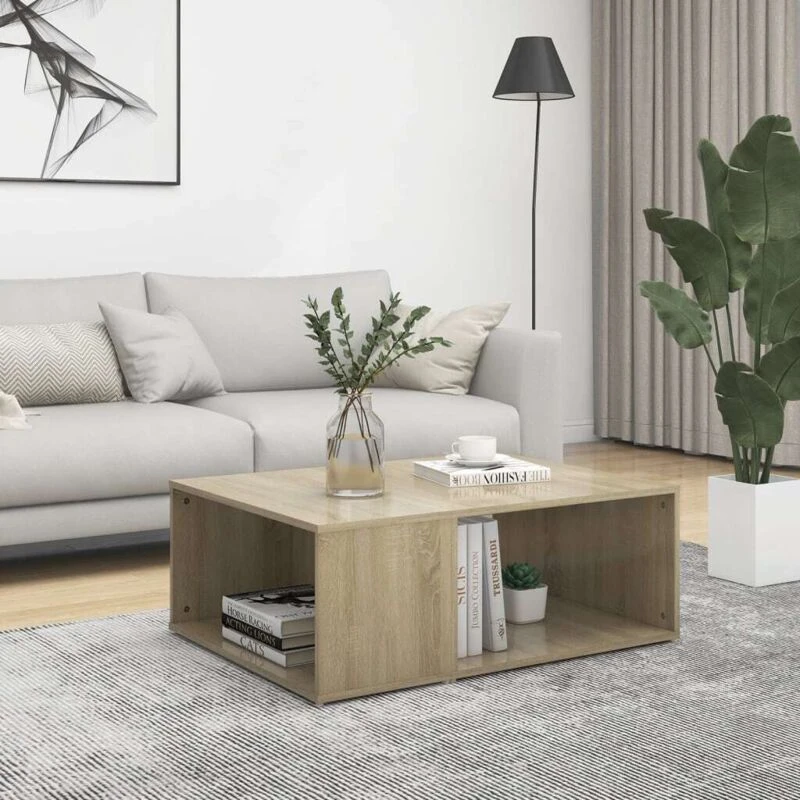 Image of VIDAXL Coffee Table Sonoma Oak 90x67x33cm Engineered Wood Vidaxl 8720286561072