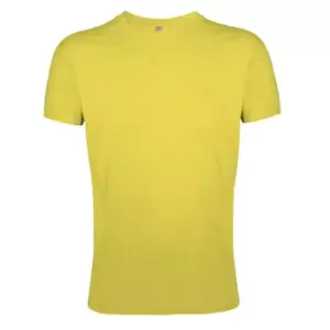 Image of SOLS Mens Regent Slim Fit Short Sleeve T-Shirt (M) (Honey)