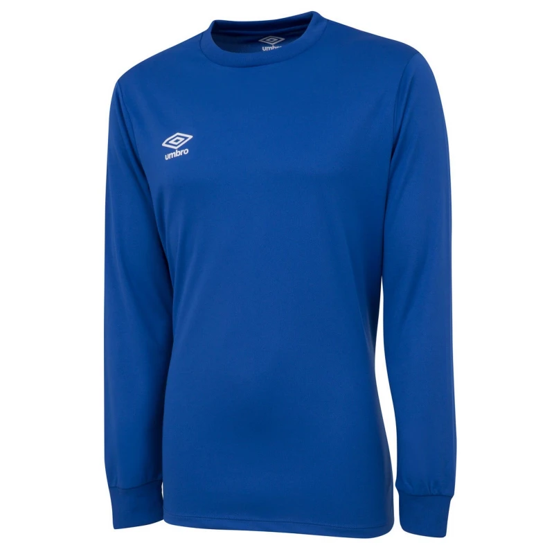 Image of Umbro Club Long-Sleeved Jersey in Royal Size: 11-12 Years Royal Unisex 11-12 Years