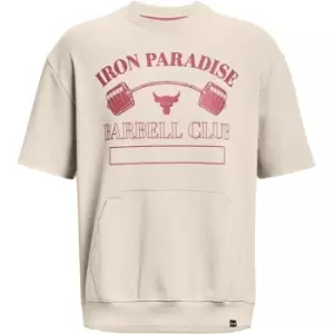 Image of Under Armour Project Rock Home Gym Crewneck Top Mens - White