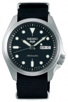 Image of Seiko 5 Sport Automatic Black Fabric Strap SRPE67K1 Watch