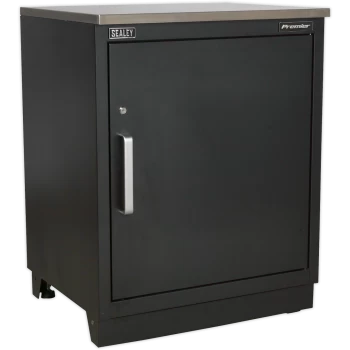 Image of Sealey Premier Heavy Duty Modular Floor Cabinet Single Door MSS System Black