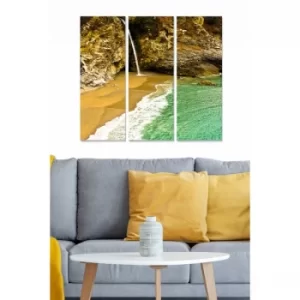 Image of MDF62198257 Multicolor Decorative MDF Painting (3 Pieces)