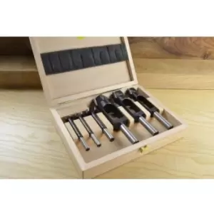 Image of Famag - 6PCS Plug Cutter with Bormax Bit Set 15, 20, 25mm, in Wooden Case, 1628306
