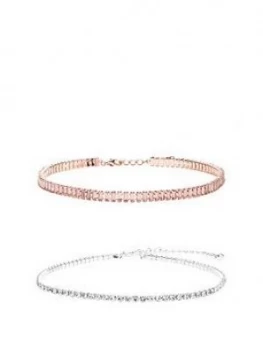 Image of Mood Pack Of Two Choker Necklace