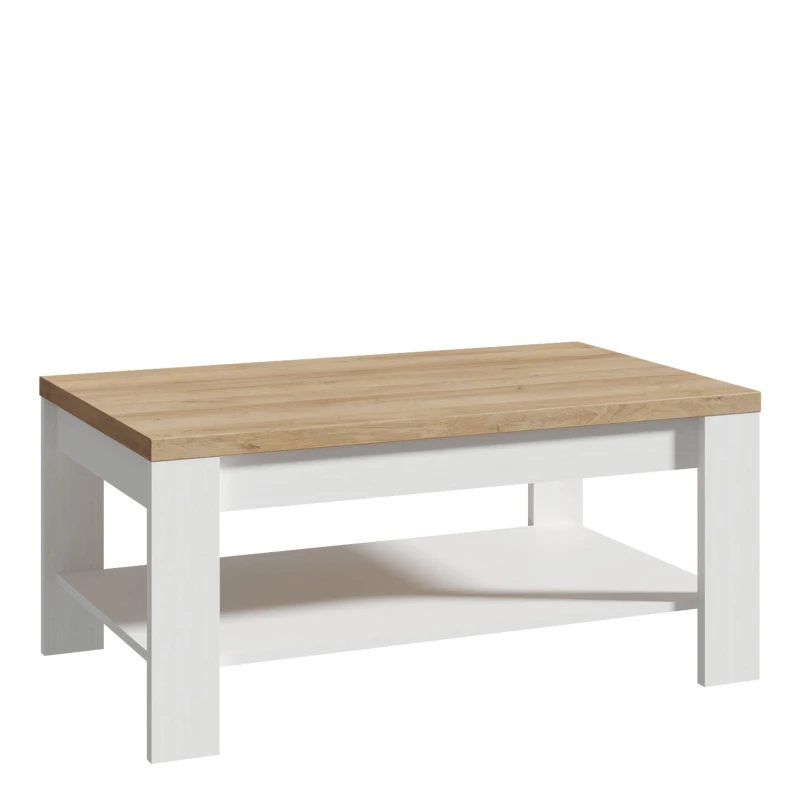 Image of Furniture To Go Bohol Coffee Table In Riviera Oak/white