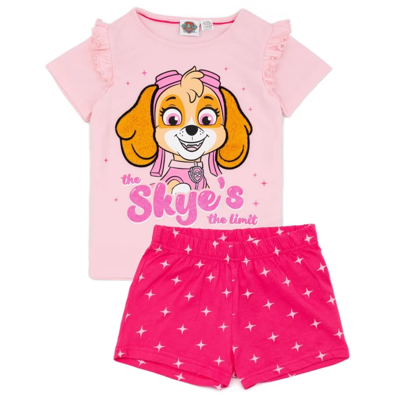 Image of Paw Patrol Short Sleeve Short Leg Pyjama Set Pink female