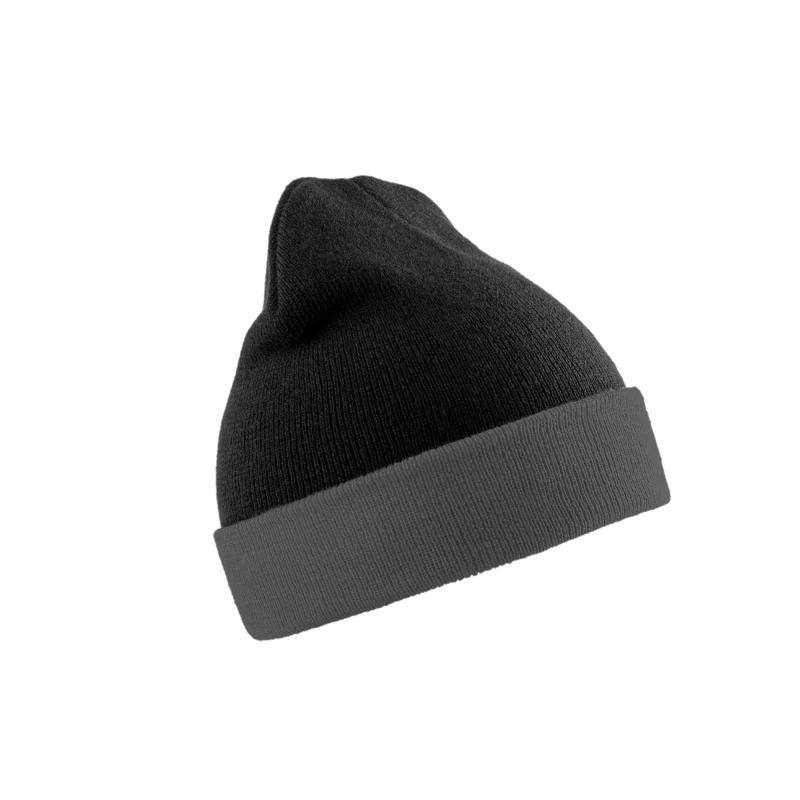 Image of Result Result Men Compass Beanie in Black One Size Male 5059699306349