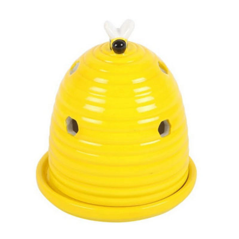 Image of Something Different Something Different Beehive Incense Cone Holder in Yellow Yellow One Size Unisex 5063574394642