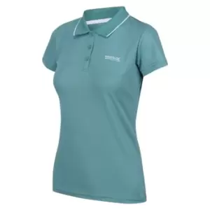 Image of Regatta Womens Maverick V Polo T-Shirt - Bristol Blue