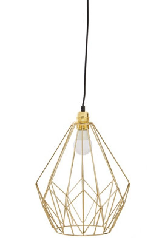 Image of Orsina Wyra Champagne Gold Frame Pendant Light