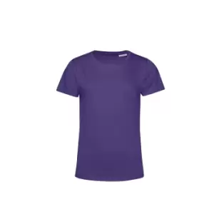 Image of B&C Womens/Ladies E150 Organic Short-Sleeved T-Shirt (XL) (Radiant Purple)