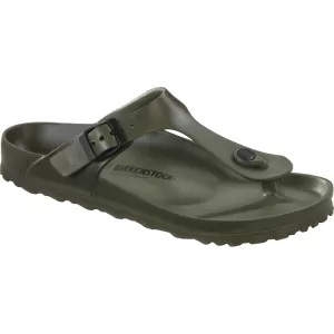 Image of Birkenstock Gizeh Lightweight Eva Flip Flop - Khaki, Size 4, Women
