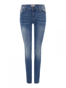 Image of Barbour International Scrambler skinny jeans Denim Light Wash