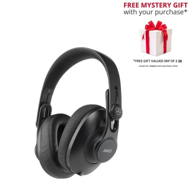 Image of AKG AKG K361-BT Professional Wireless Over-Ear Headphones in Black One Size Unisex 9002761040777
