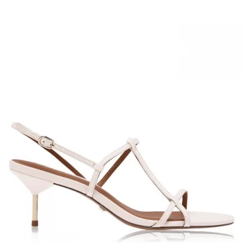 Image of Reiss Ophelia Strap Heeled Sandals - Blue Calf