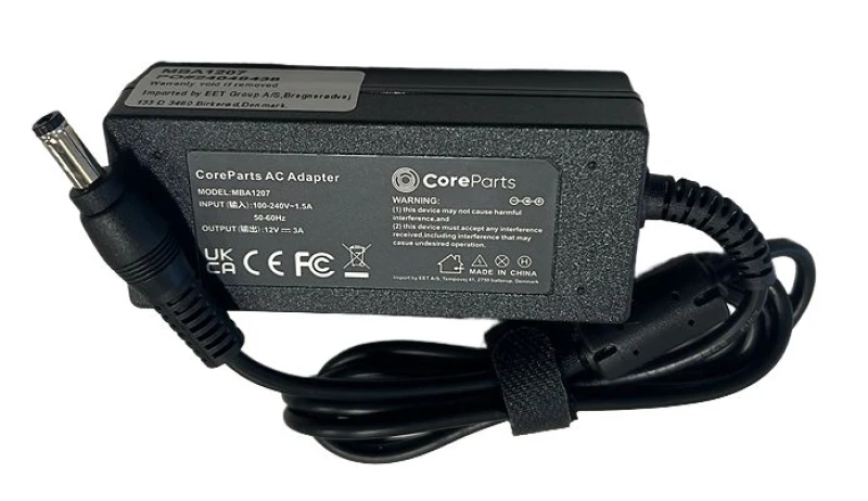 Image of CoreParts MBA1207 power adapter/inverter Indoor 36 W Black