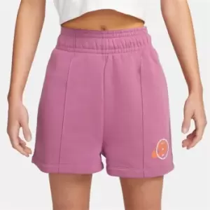 Image of Nike Fleece Trend Short Ladies - Pink