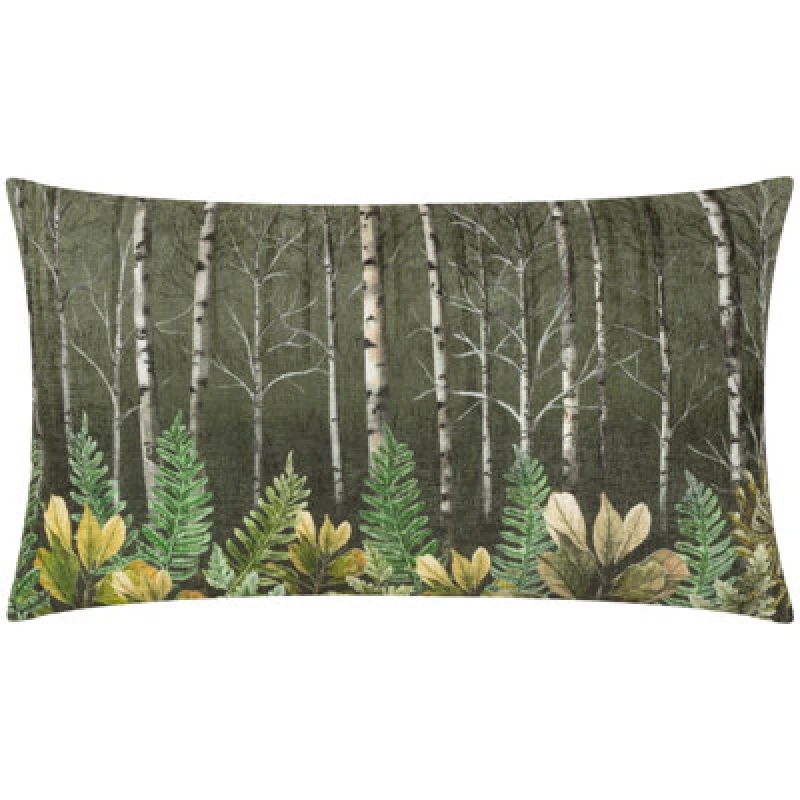 Image of Wylder Nature Kielder Forest Haldon Night Chenille Polyester Filled Cushion Multi