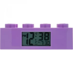 Image of LEGO Purple Friends Brick Alarm Clock