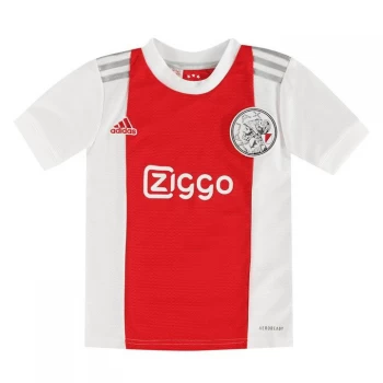 Image of adidas Ajax Home Shirt 2021 2022 Junior - White/Red
