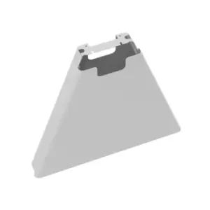 Image of Fuze mass vertical cable riser for intermediate bench leg - white