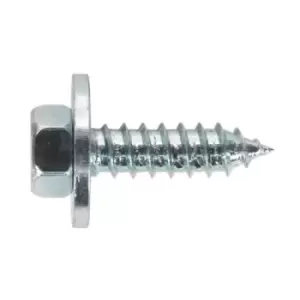 Image of Sealey Acme Screw with Captive Washer #12 x 3/4" Zinc Pack of 100