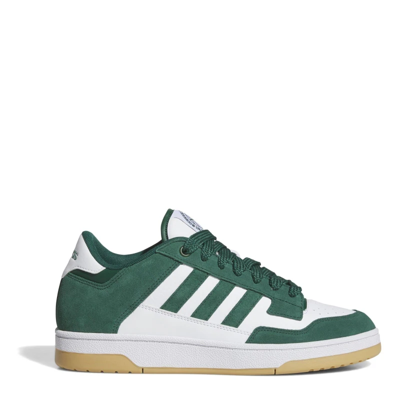 Image of adidas Rapid Court Low-Top Trainers Mens Green/Wht/Gum male 7 (40.7)