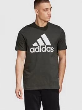 Image of adidas Badge Of Sport T-Shirt - Green Size M Men