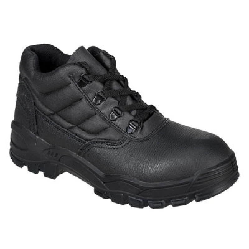 Image of Portwest Unisex Adult Fw20 Leather Work Boots Black (4 Uk)