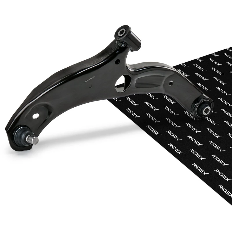 Image of RIDEX 273C0140 Suspension arm Control Arm, Sheet Steel, Lower, with rubber mount Sheet Steel Track Control Arm (273)