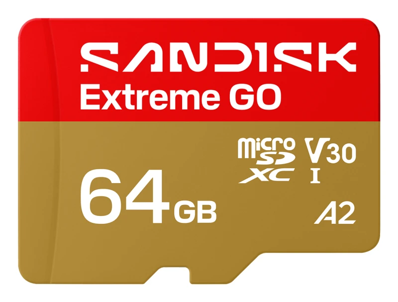 Image of SanDisk Extreme GO 64GB MicroSDXC UHS-I