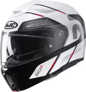 Image of HJC RPHA 90s Bekavo Helmet, black-white-red, Size S, black-white-red, Size S