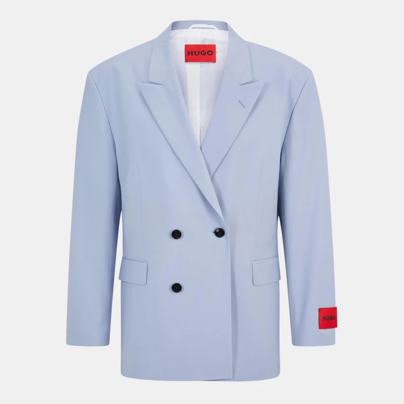 Image of Hugo Mens Urban232x Suit Jacket Pastel Blue male 38 (48)