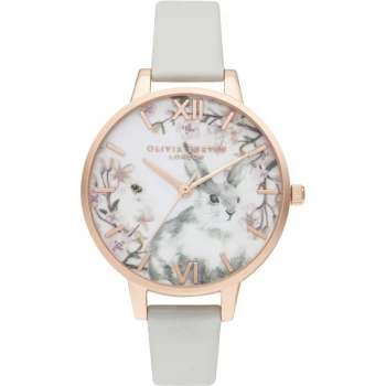 Image of Pretty Blossom Demi Vegan Grey & Rg Watch