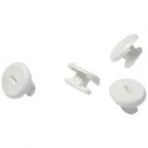 Image of HellermannTyton 181 45019 ZP1 N6 WH Mounting Element White