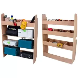 Image of Monster Shop - Van Racking Ford Transit Custom & Toolbox Storage Units swb lwb - Brown