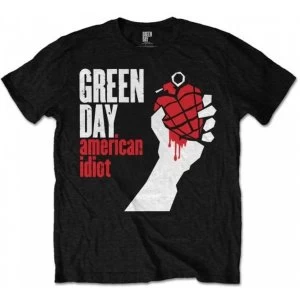 Image of Green Day - American Idiot Mens Medium T-Shirt - Black