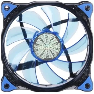 Image of Akasa Vegas 120mm 1200RPM Blue LED Ultra Quiet Fan