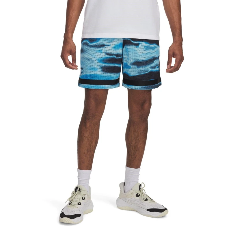 Image of Under Armour Curry Statement Shorts Mens Navy/Stream male S