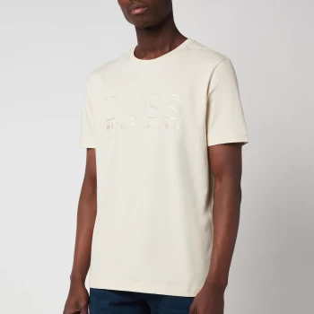 Image of Hugo Boss Athleisure Logo 3 T-Shirt Open White Size S Men
