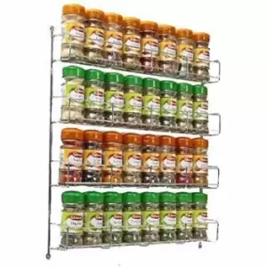 Image of Neo Direct Neo 4 Tier Spice Rack For Kitchen Door Cupboard or Wall